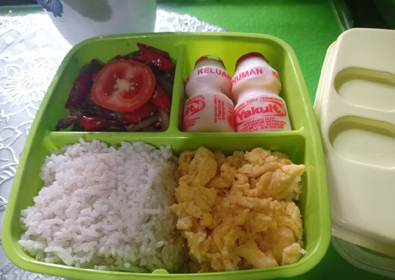 Bento Series : Simply Bento Beef Teriyaki + Scrambled egg