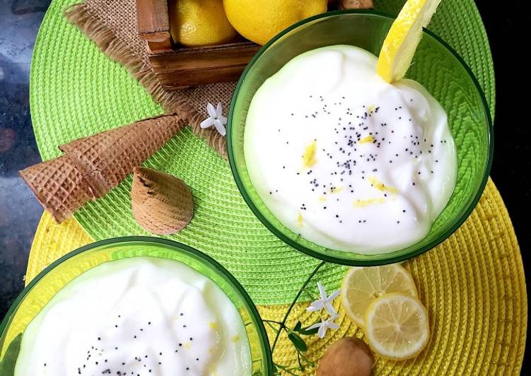 Easiest Way to Prepare Homemade Postre Helado Limón🍋🍋🍋