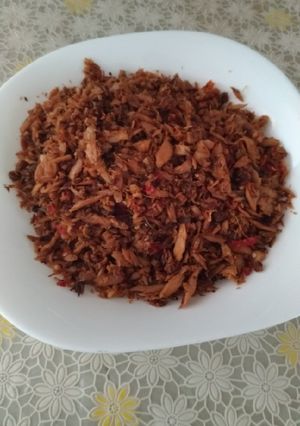 Foto resep Abon Tongkol Pedas