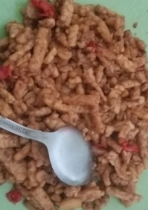 Foto resep 338. Orek Tempe Pedas Manis (isian nasi dus_5)