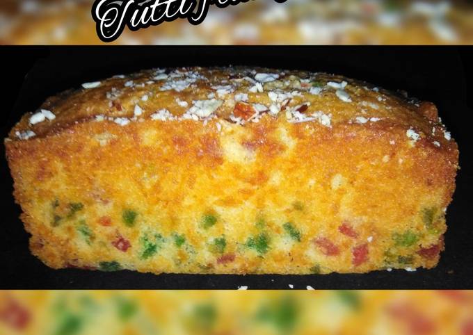 Tutti fruity cake with ghee