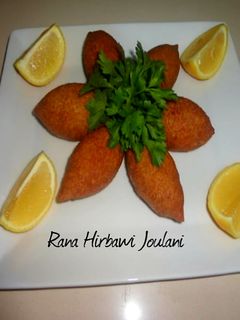 صورة لوصفة الكبه المقليه 😋