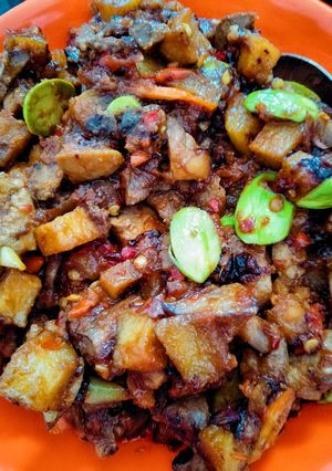 Foto resep Sambal goreng kentang pete