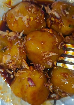 Foto resep Cilok isi ayam mercon