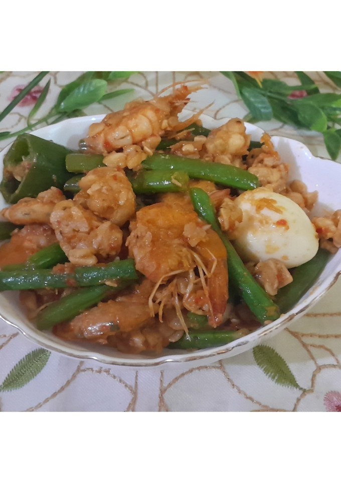 Foto resep Tempe Udang Buncis