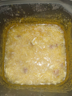 Una foto de Sopa castellana con jamón y pan sin gluten Thermomix