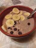 Avena con chispas de chocolate