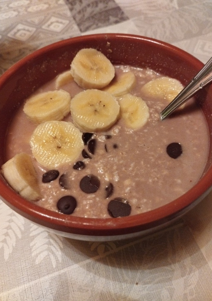Una foto de Avena con chispas de chocolate