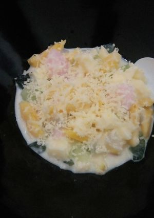 Foto resep Salad buah vanilla cheese