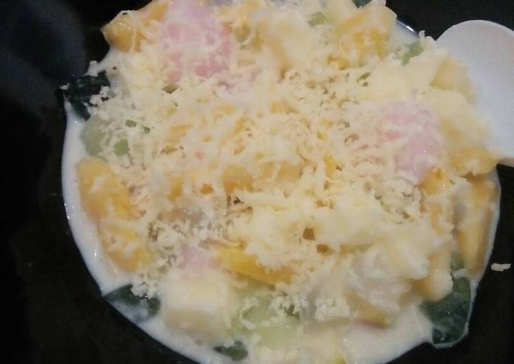 Salad buah vanilla cheese