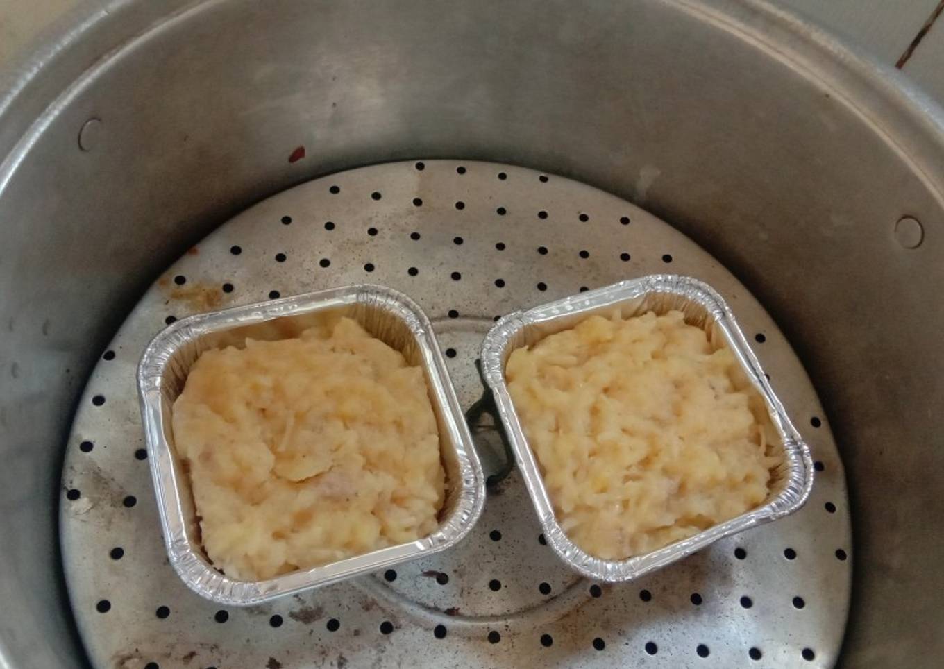 Snack MPASI Zhafirah (Pisang keju kukus)