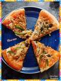 Chicken spicy Tikka Pizza