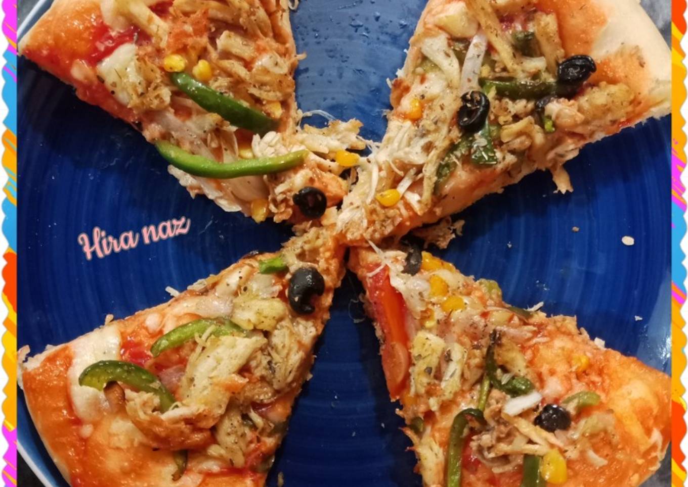 Chicken spicy Tikka Pizza