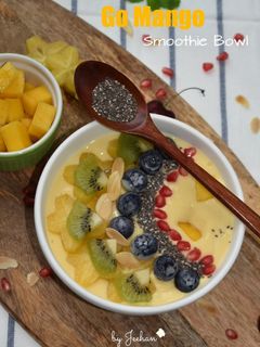 Foto resep Go Mango Smoothie Bowl