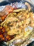 Herb honey roasted chicken
