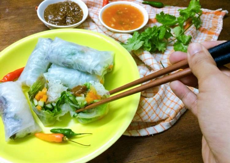 Langkah Mudah untuk Membuat Spring Roll Vietnam Jadi, Bikin Ngiler