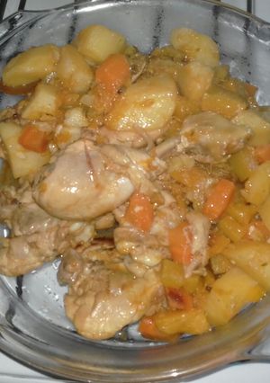 Una foto de Pollo a la juliana