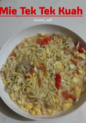 Foto resep Mie Tek Tek Kuah