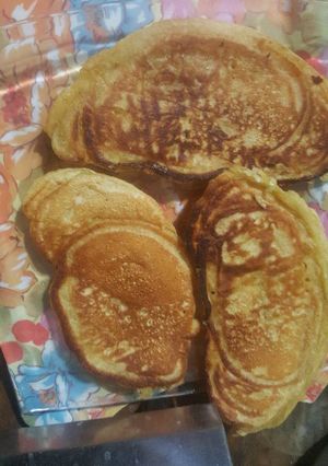 A picture of Old times mama's pancakes.