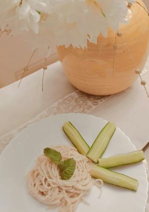 A picture of Creamy chicken spaghetti #cookpadramadan #sehricontest.