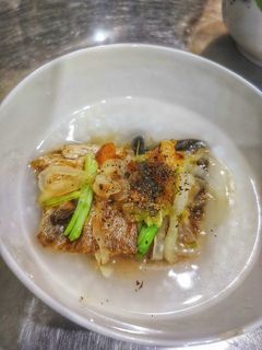 Hình của món Cháo cá chim.