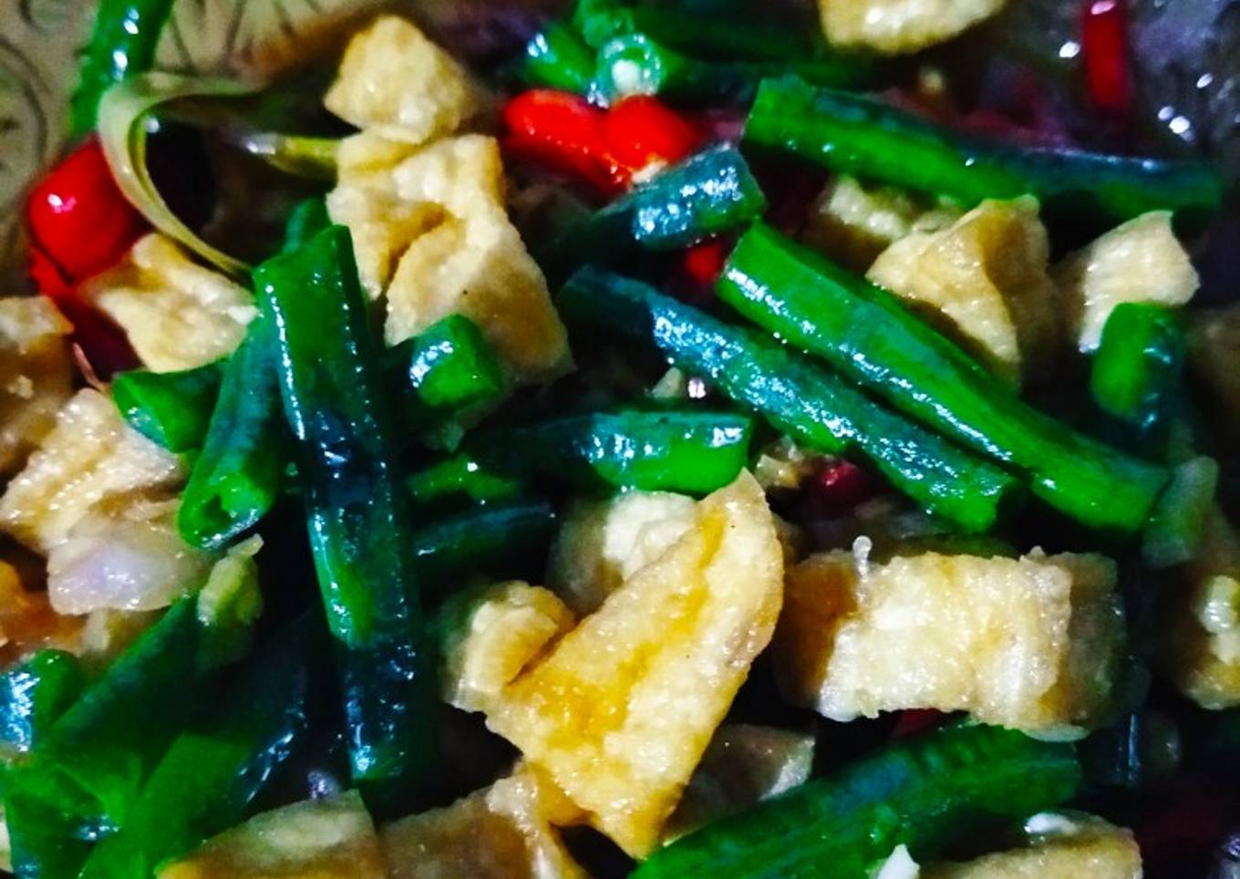 Oseng Tahu-Kacang Istimewa super simple