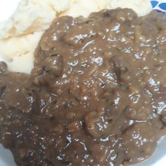 A picture of Beef and Mini-Dumplings.