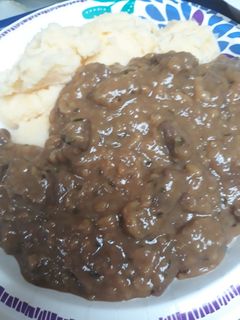 A picture of Beef and Mini-Dumplings.