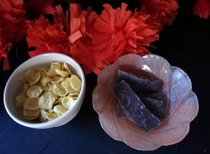 Una foto de Crocante de cereal con chocolate oscuro