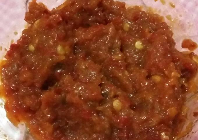 Sambal bawang utk ayam goreng