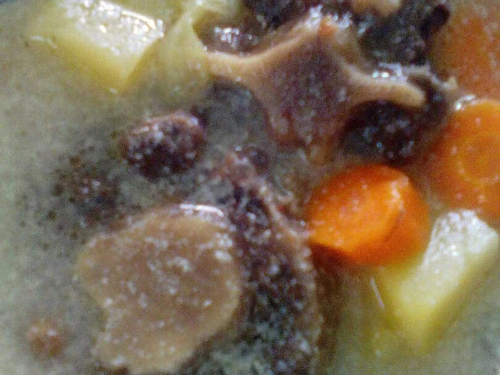 Langkah Gampang Membuat Resep Sop susu buntut sapi (sop betawi) yang Enak