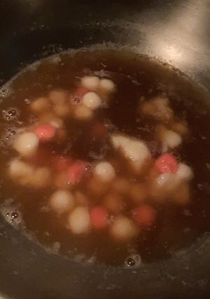 冬至 黑糖傳統小湯圓 的食譜成品照片