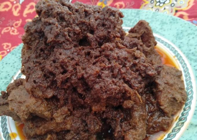 Cara Memasak Rendang kering Sunda rasa padang Ekonomis Untuk Jualan