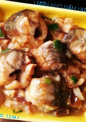 Hình của món Lươn kho nấm hương cho bé 12m+.