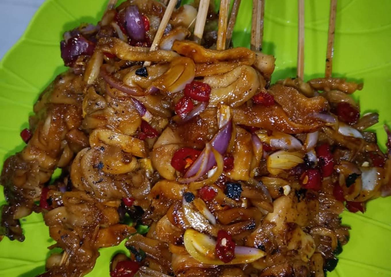 18. Sate Jamur Rasa Sate Kambing