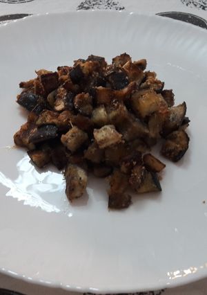 O poză a rețetei Vinete crocante la cuptor.
