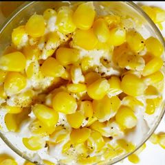 Mayonnaise sweet corn A picture of Mayonnaise sweet corn.