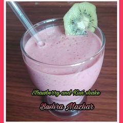 A picture of Strawberry and Kiwi Shake.
