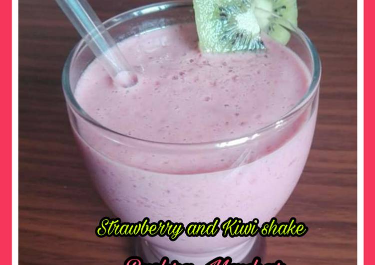 Recipe of Award-winning Strawberry and Kiwi Shake