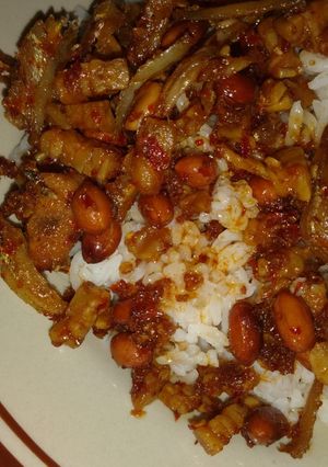 Foto resep Teri Kacang Tempe Balado
