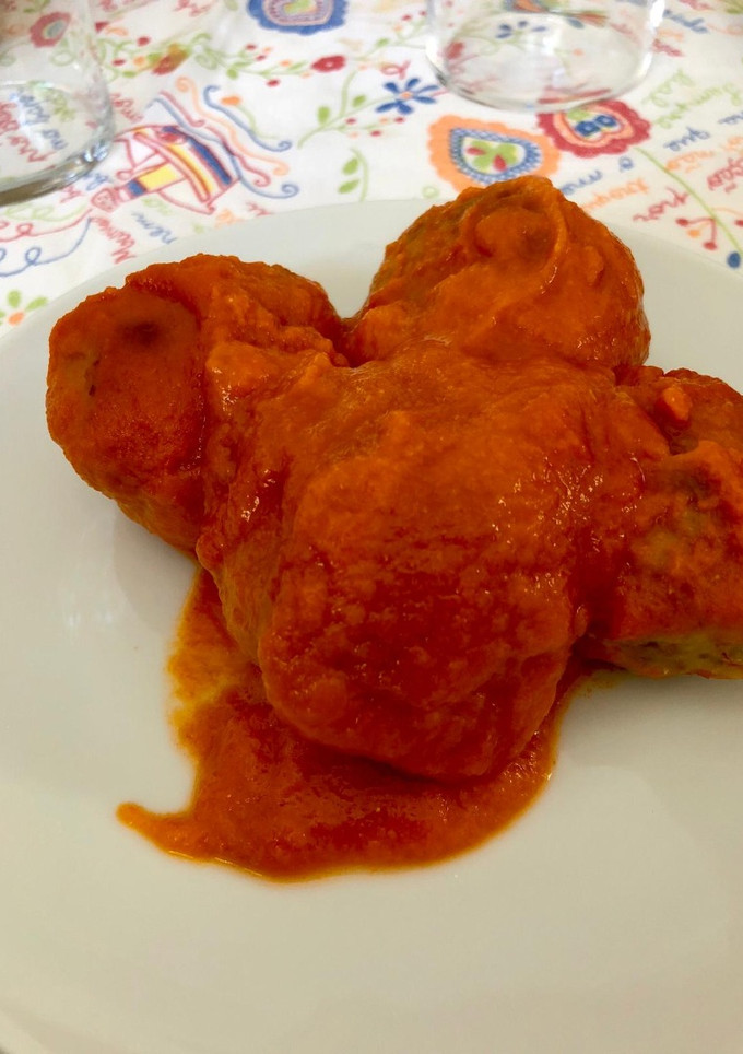 Una foto de Albóndigas con tomate en thermomix