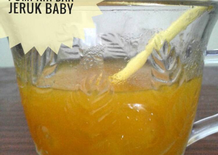 Cemilan MPASI 6 bulan Pure Pumpkin dan jeruk baby