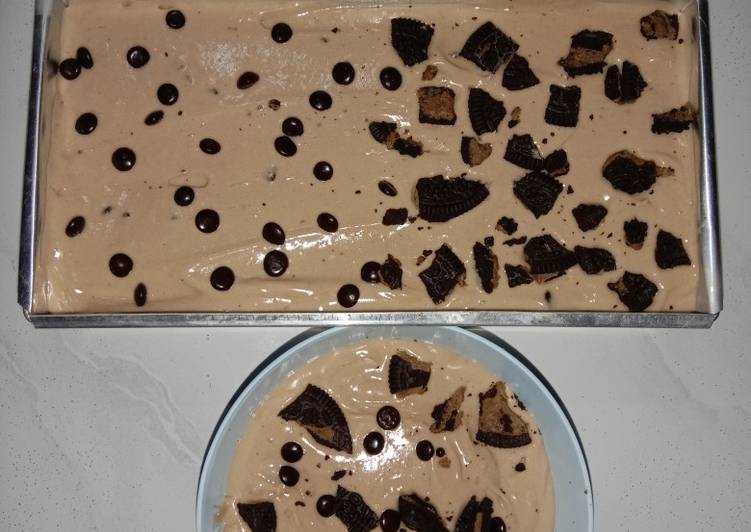 makanan Es krim chocolatos Jadi, mengenyangkan