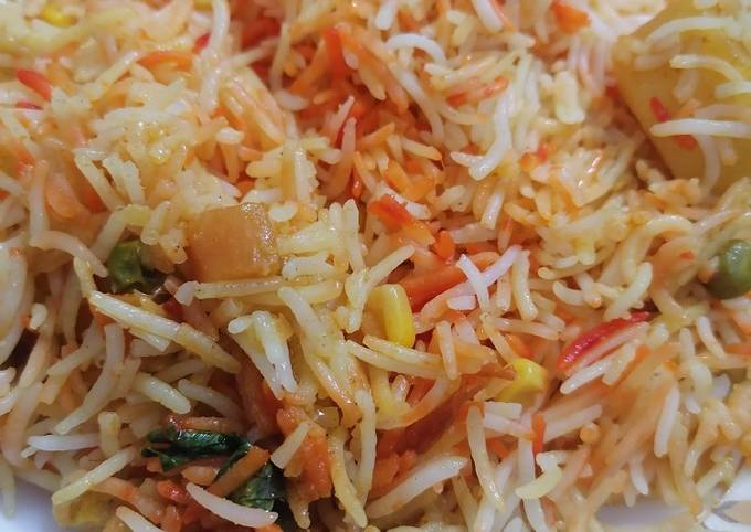 3 spices vegetables biryani