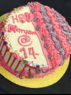 A picture of Buttercream frosting.