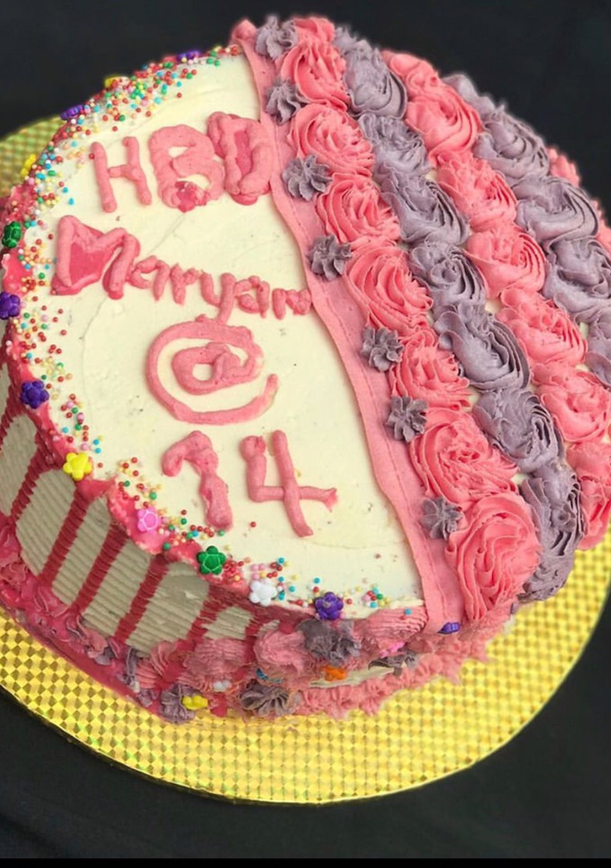 A picture of Buttercream frosting.