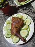 Grilled chicken laps