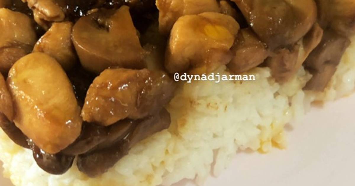 Resep Nasi Tim Ayam Jamur Gampang No Gagal Bisa Mpasi Balita Dan Dewasa Oleh Dyna Djarman Cookpad