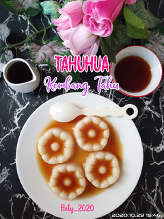 Foto resep Tahuhua / kembang tahu / Puding Susu Kedelai