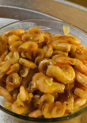 Hình của món Tôm rang.